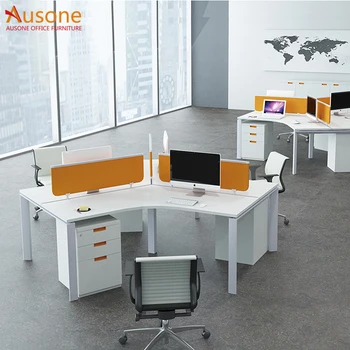 New Design Office Cubicles 3 Person Workstation Buy Office