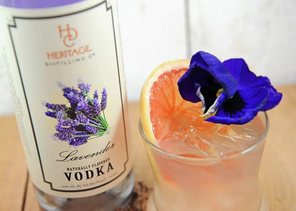 Alcoholic Beverage Spirits Alcoholic Beverage Spirits LAVENDER FLAVORED cocktail Vodka