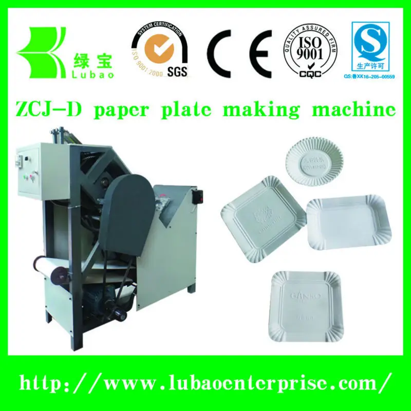 Disposable Paper Food Plate Making Machine To Produce Different Size
