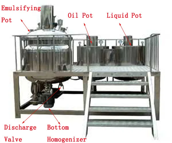 500l Industrial Cream Mixer,Face Cream Machine,Cream Mixing Machine