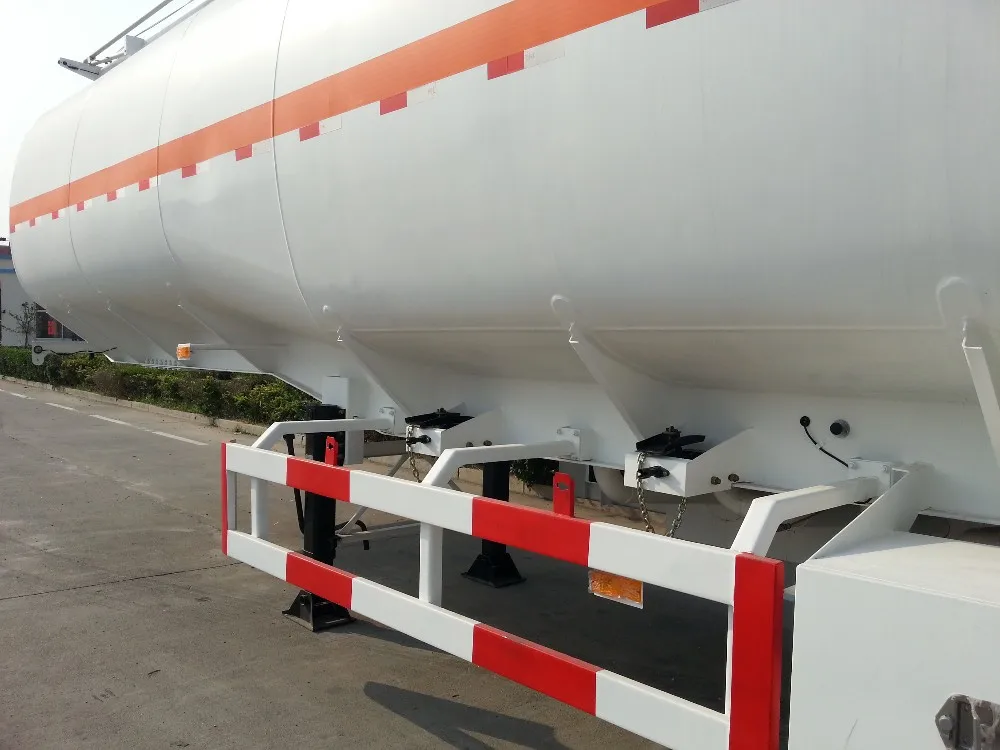 4 axle Fuel Tanker Oil Diesel Transport Truck Semi Tank Trailer For Sale