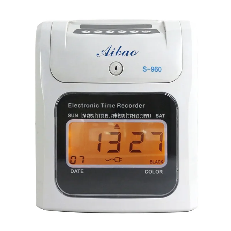 Electronic Card Punch Time Clock Attendance Machine Buy Card Punch