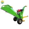 Kinger CE Approved Mobile Mini ATV Wood Chipper with 15hp Gasoline Engine