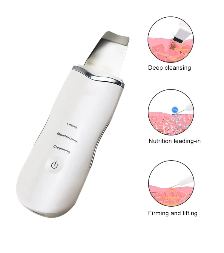 Portable Ultrasonic Ultrasound Beauty Machines Skin Scrubber Buy Skin