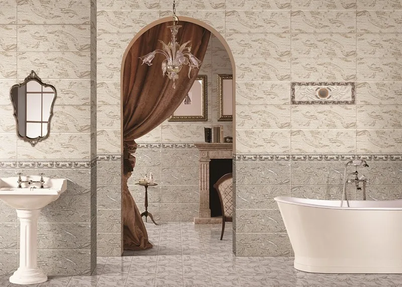 Foshan baño piso de baldosas antideslizante decoracion azulejos ... Barato piso decoración