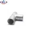 20mm size gi malleable iron threaded t connector pipe