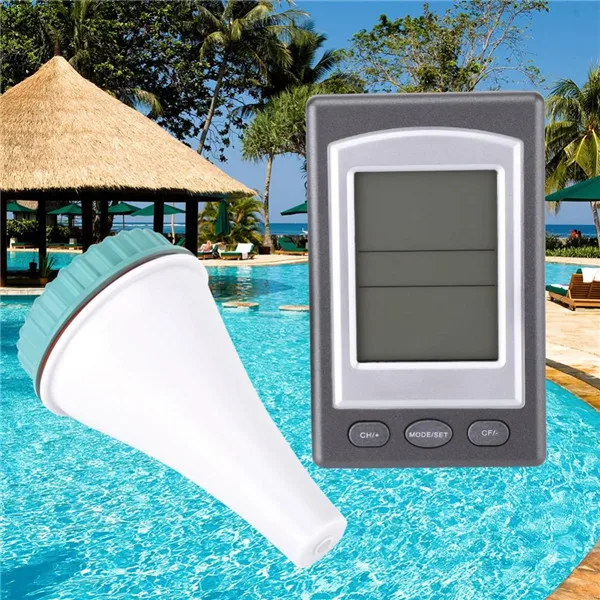 Wireless Digital Floating Swimming Pool Thermometer Water Spa Temperature Gauge