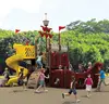 many kinds children outdoor playground equipment, pirate ship playground