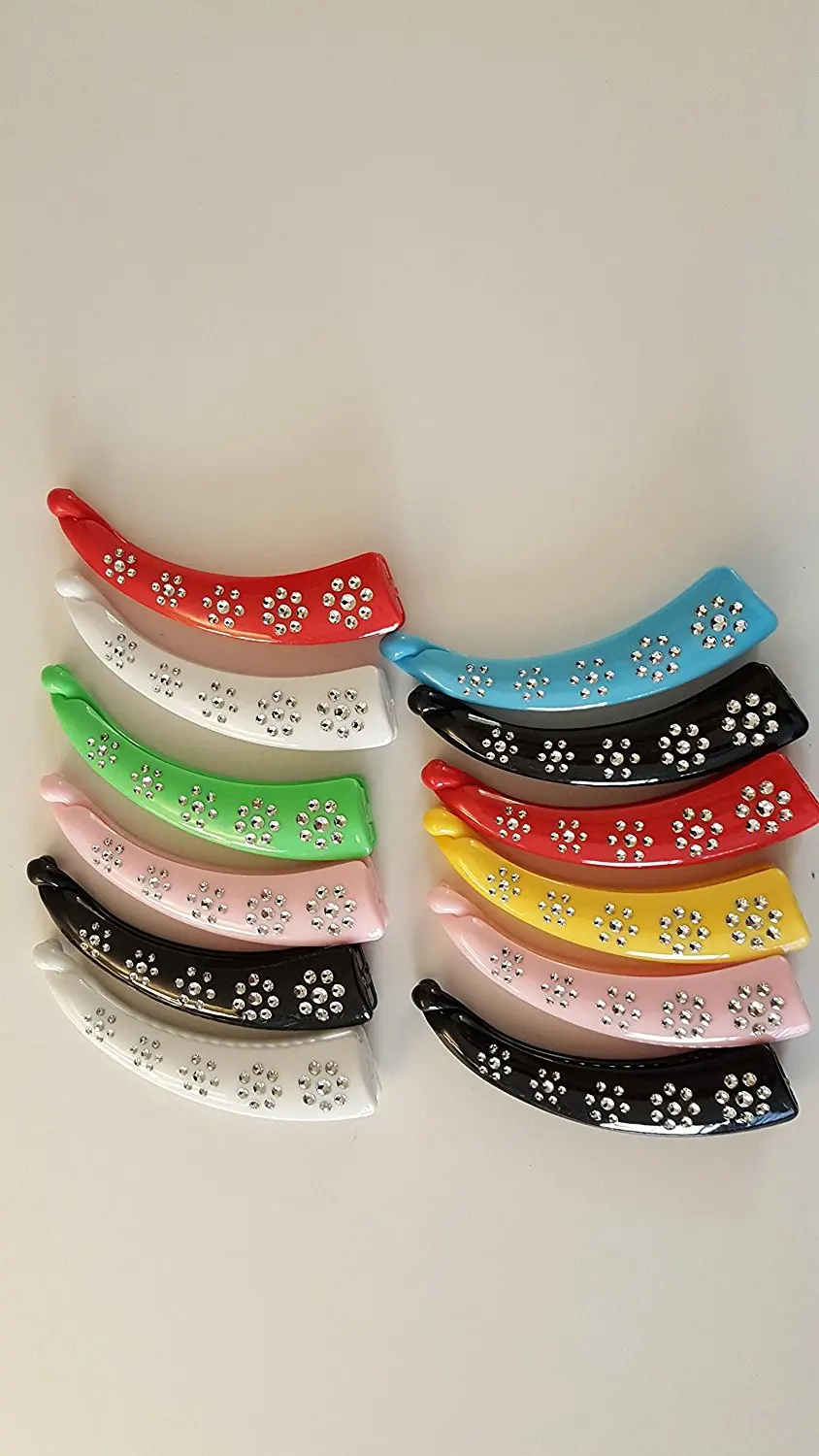Fancy Banana Clips Indian Prize Find Get Quotations 12 Pieces Banana Clips Hair Combs Multi Color