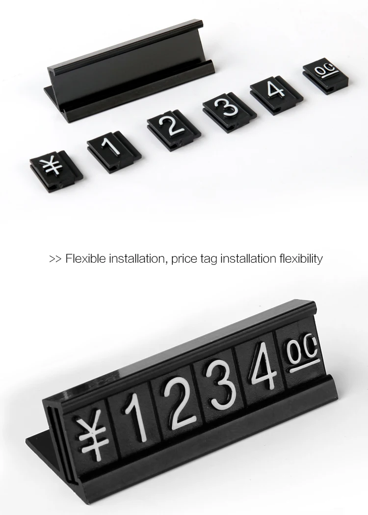 16 Group Plastic Black Base Small Custom Made Jewelry Display Price 16 Group Plastic Black Base Small Custom Made Jewelry Display Price Tags Gold Digital