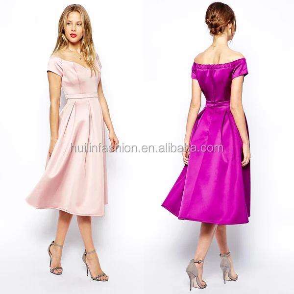 midi length prom dresses