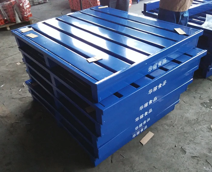 用于饲料储存的重型装载钢托盘