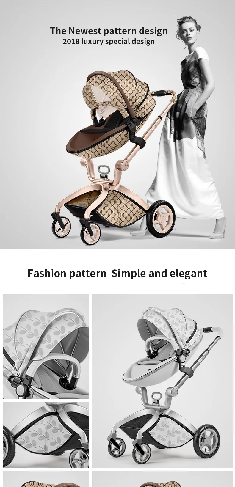 hot mom baby stroller 2018