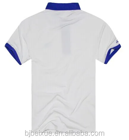 Blue t shirt with white collar Clearance