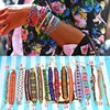 J081804 Classical design cloth fabric knot bracelet/bangle,custom beautiful pattern cloth bracelet for girl