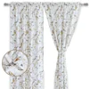 Ready stock 100% Polyester Fancy Jacquard window curtain with two panels set kitchen curtain designs for small window