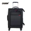 Largest DSLR SLR Wheeled Backpacks Camera Bag, Rotational Roller Video Camera Bag Backpack Suitcase