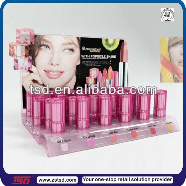 Tsda007 Custom Tabletop Acrylic Lip Balm Display,Lip Balm Display Boxes,Lip Gloss Display Stand