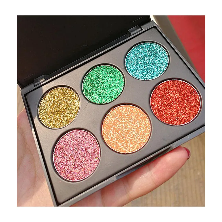 Wholesale Waterproof Long Lasting Glitter 6 Colors Loose Glitter