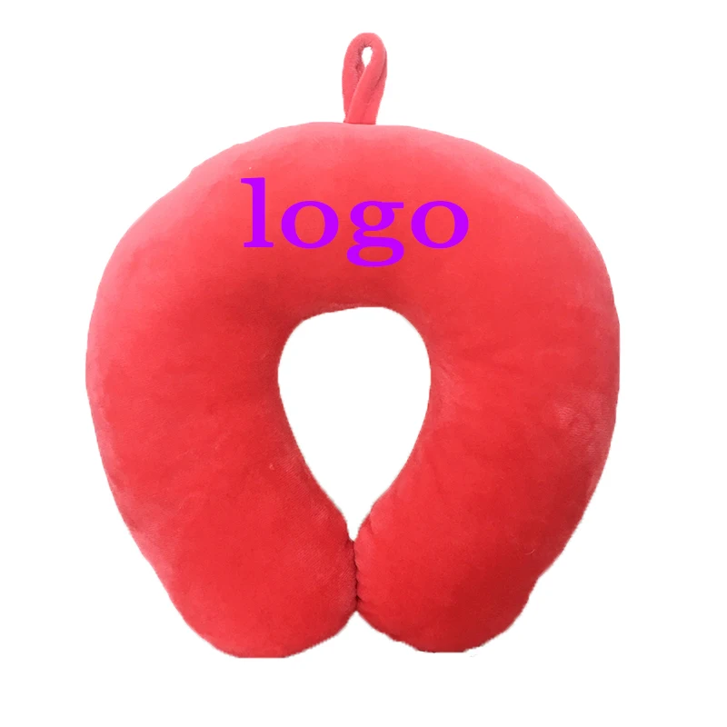 High Quality Soft Fleece U Shaped Travel Neck Pillow Neck Support