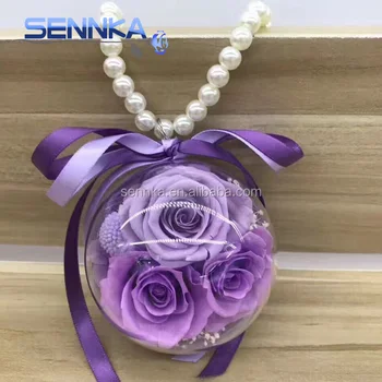 Hanging Decorative Real Round Rose Flower Balls Artificial
