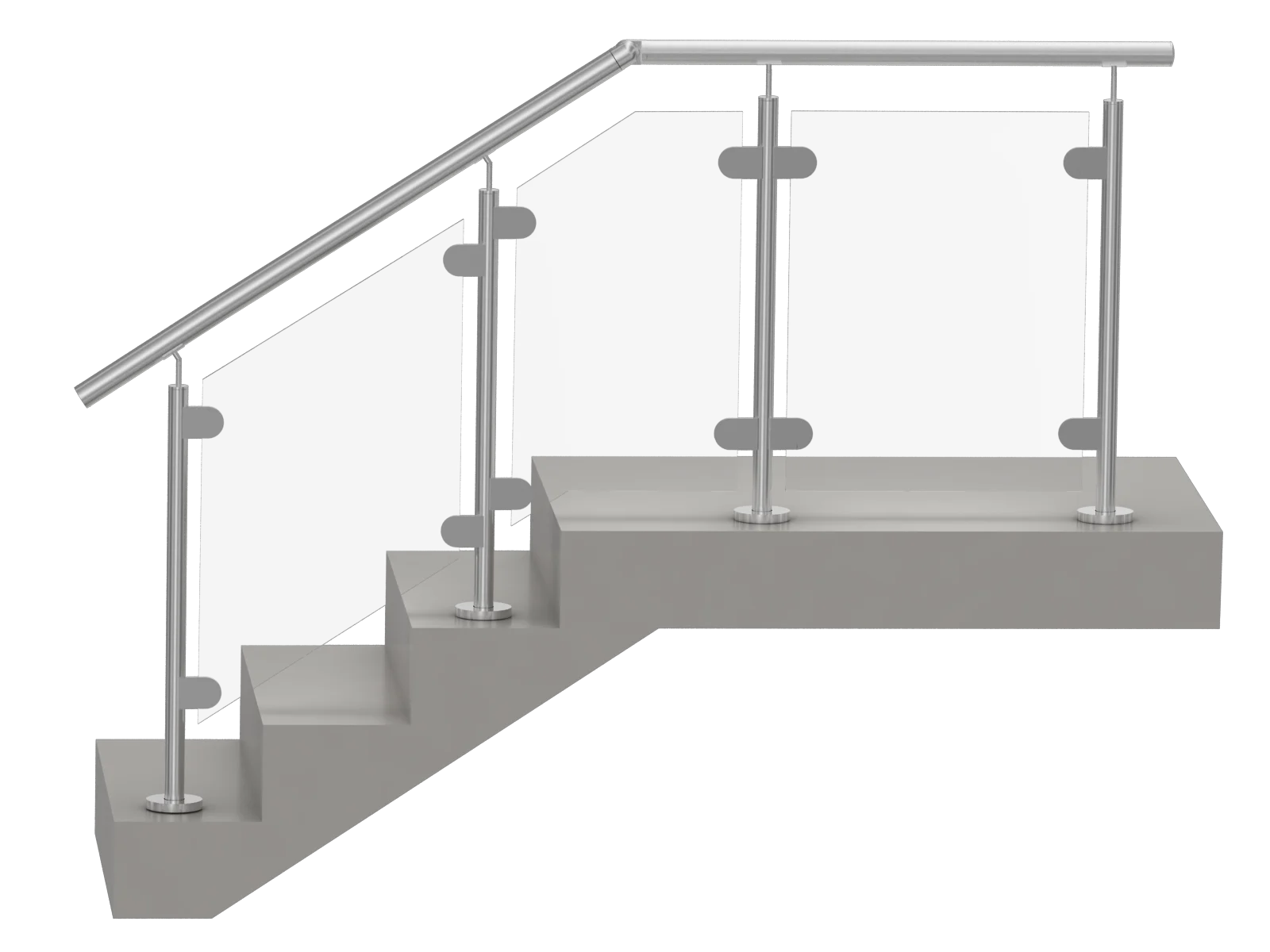 Staircase Glass Railing Detail Staircase Design Railing Plexiglass ...