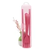 SUNSHING Wholesale 30mm Plastic packing case Travel chopsticks set Dinnerware case