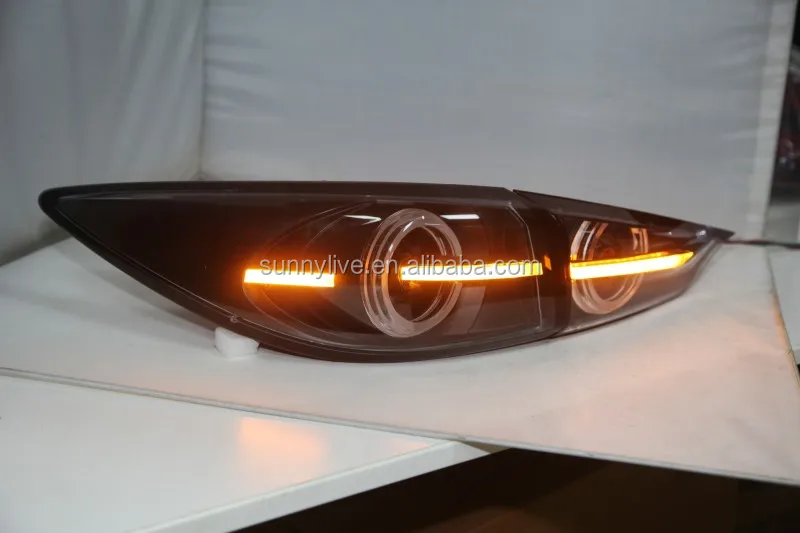 LED rear light  For MAZDA 3 Axela Sedan LED Strip Tail Lamp 2015 Clear cover TW