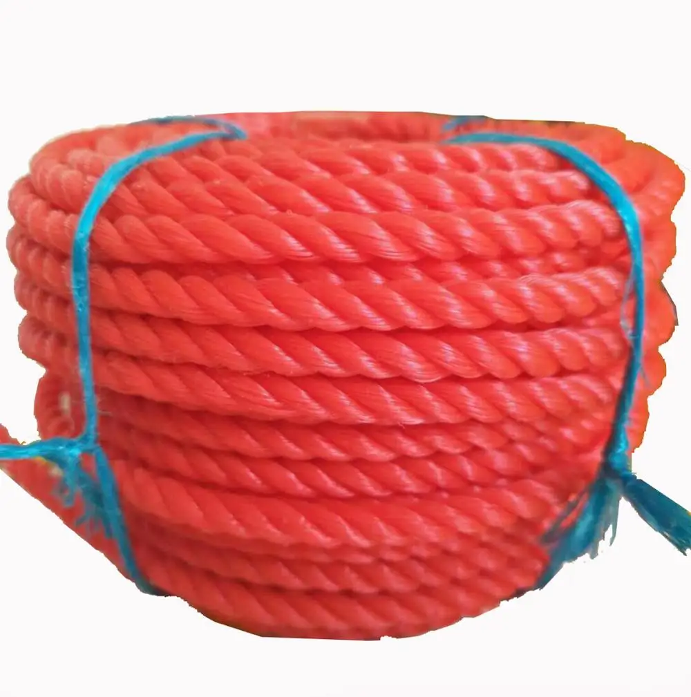Pp Film Plastic Packing Rope/ Flat Film Raffia String Rope/plastic