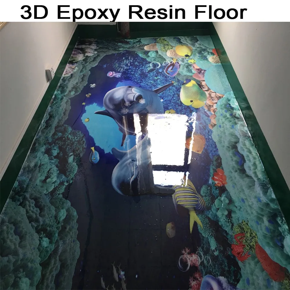 Epoxy-Harz-3D-Bodenbelag