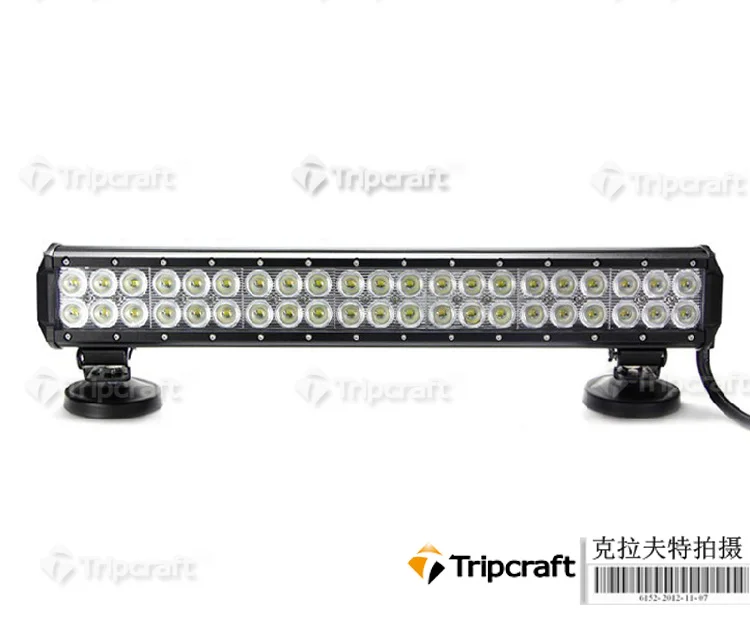 20" 126w Led Working Light Bar For Offroad 4wd Suv Truck Vehiles Water