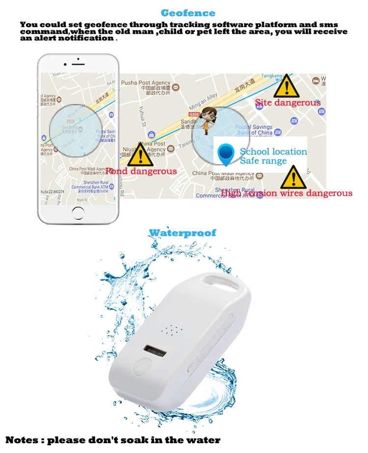 China Wholesale ST-904 School Safety Kids GPS Tracker Personal Tracking Device with SOS Emergency Call
