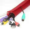 Nylon Braided flexible fabric cable sleeving cord wrap