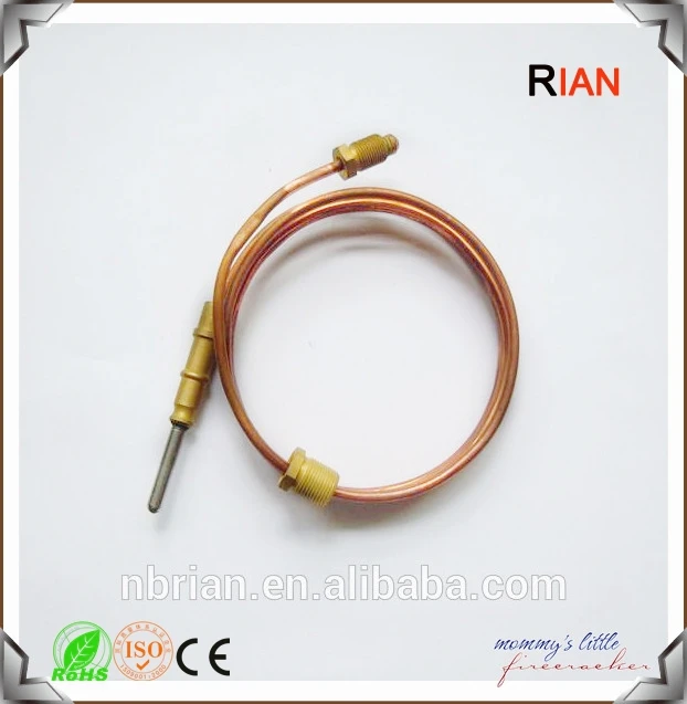 Gas Fireplace Thermocouple 900mm Length For Orkli Magnet Valve