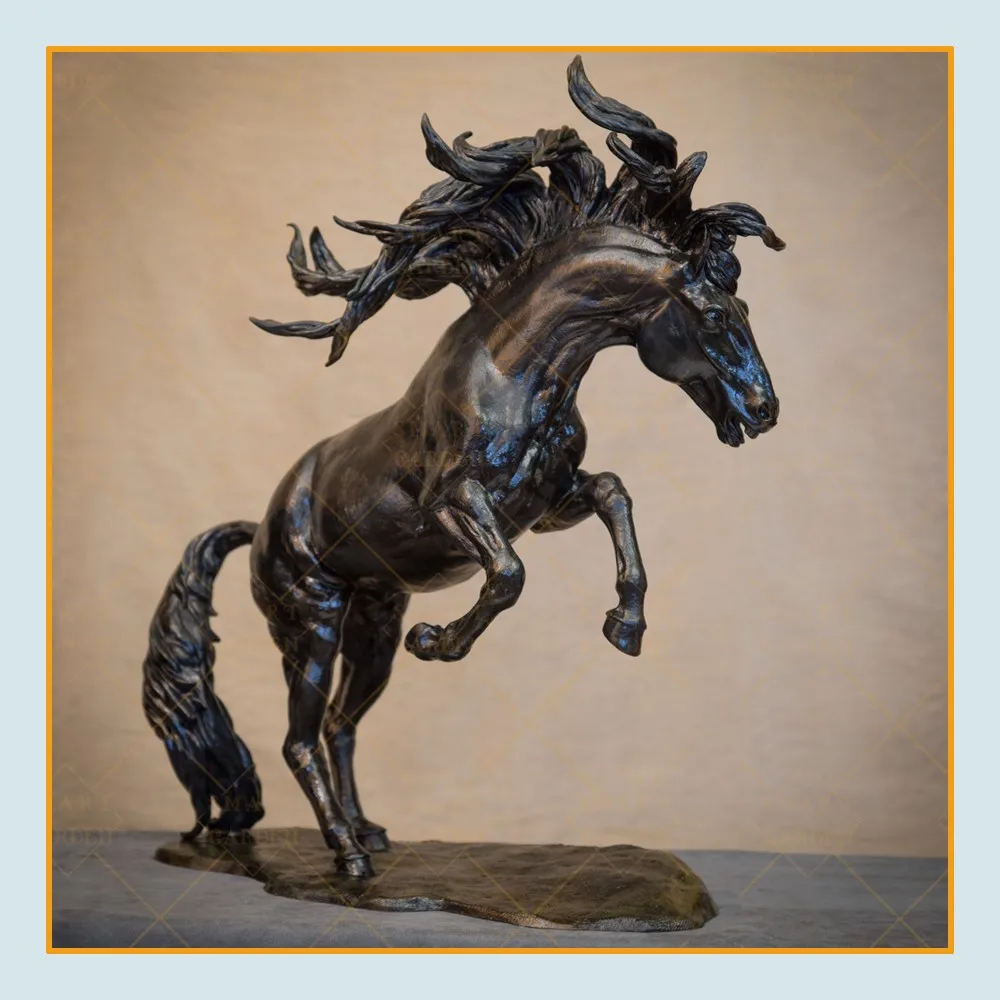 High Quality Custom Garden Decorative Life Size Bronze Horse Statue ...