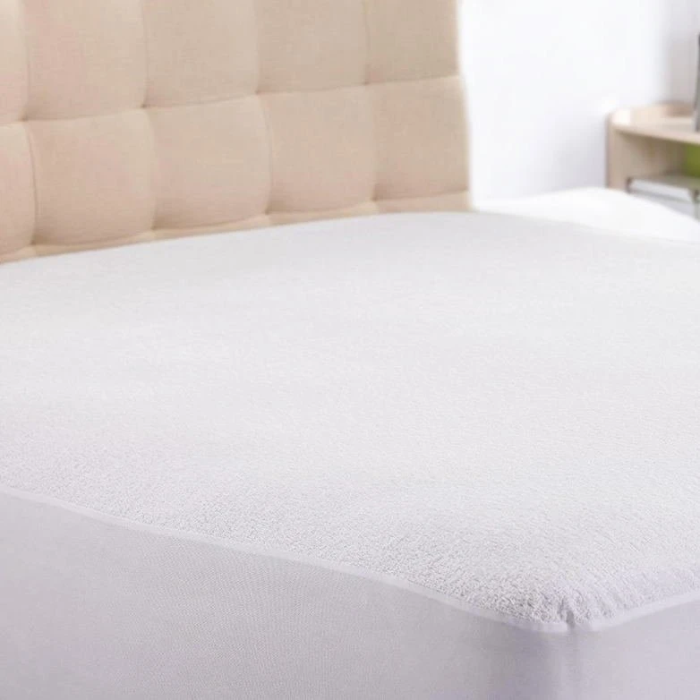 Double Terry Towel Waterproof Fitted Sheet Bed Cover Mattress Protector in All Sizes