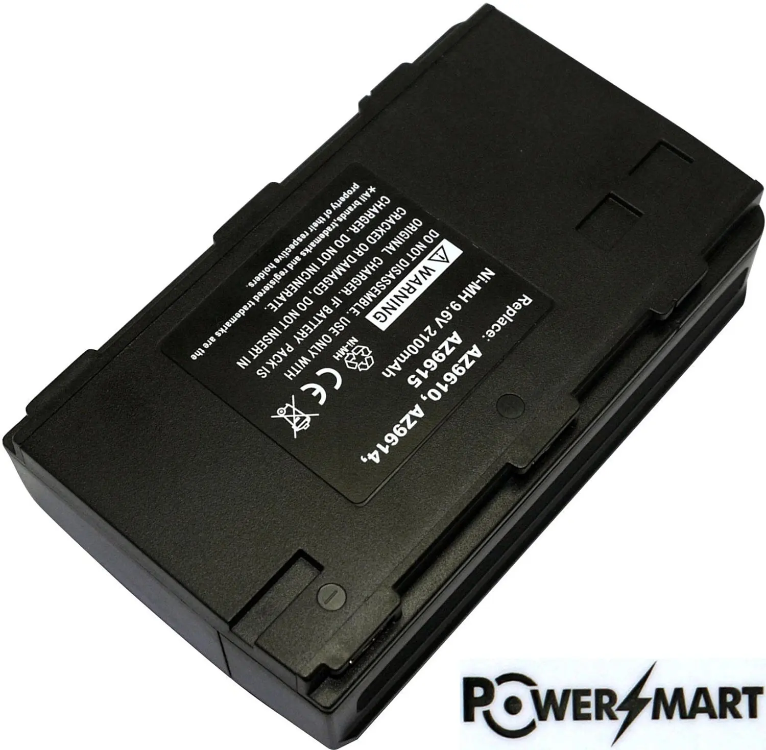 6v 2400mAh NV-G101A NV-3CCD1 Rechargeable Battery VW-VBS2E Replacement for Panasonic NV-61 NV-63