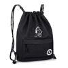 Customized printed LOGO outdoor rope-pulling colorful Luminous drawstring sport backpack for traveling , sports and school