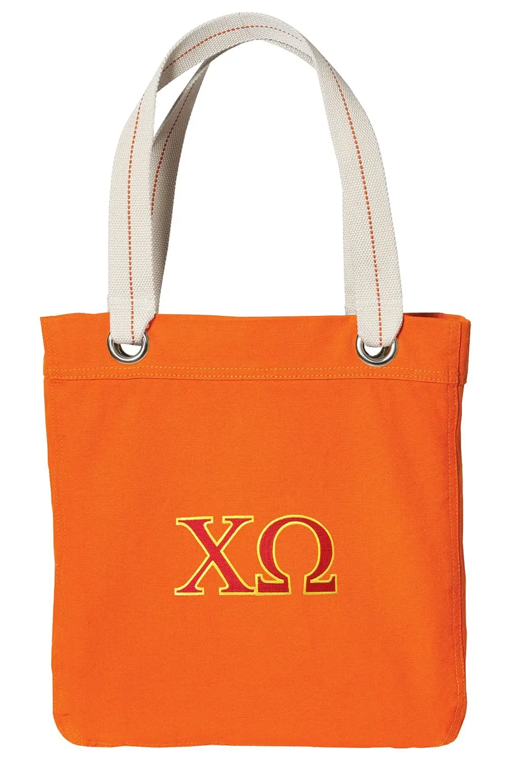 Chi Omega Tote Bag Sorority Shopping - Travel Beach Bags