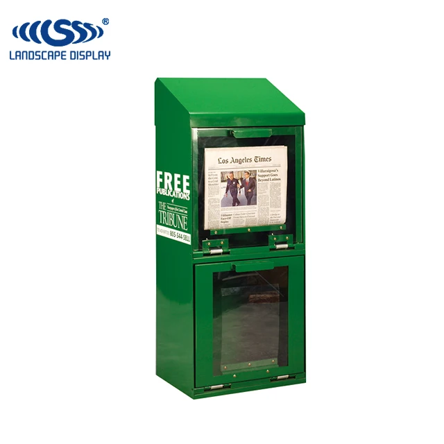Simple Outdoor Newspaper Metal Display Rack Buy Newspaper Display