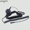 Tactical throat microphone headset built for operators conducting tactical missions or frequently deploying gas masks and respi