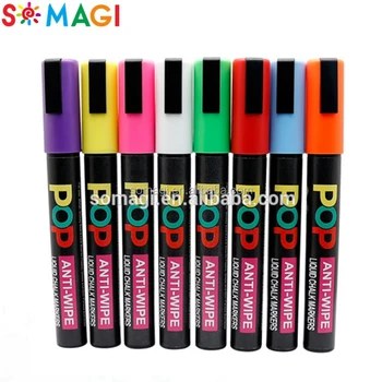 Wet Removable Liquid Chalk Marker For Led Menu Board Mirror Gl Wet Removable Liquid Chalk Marker For Led Menu Board Mirror Gl Glossy Chalkboard