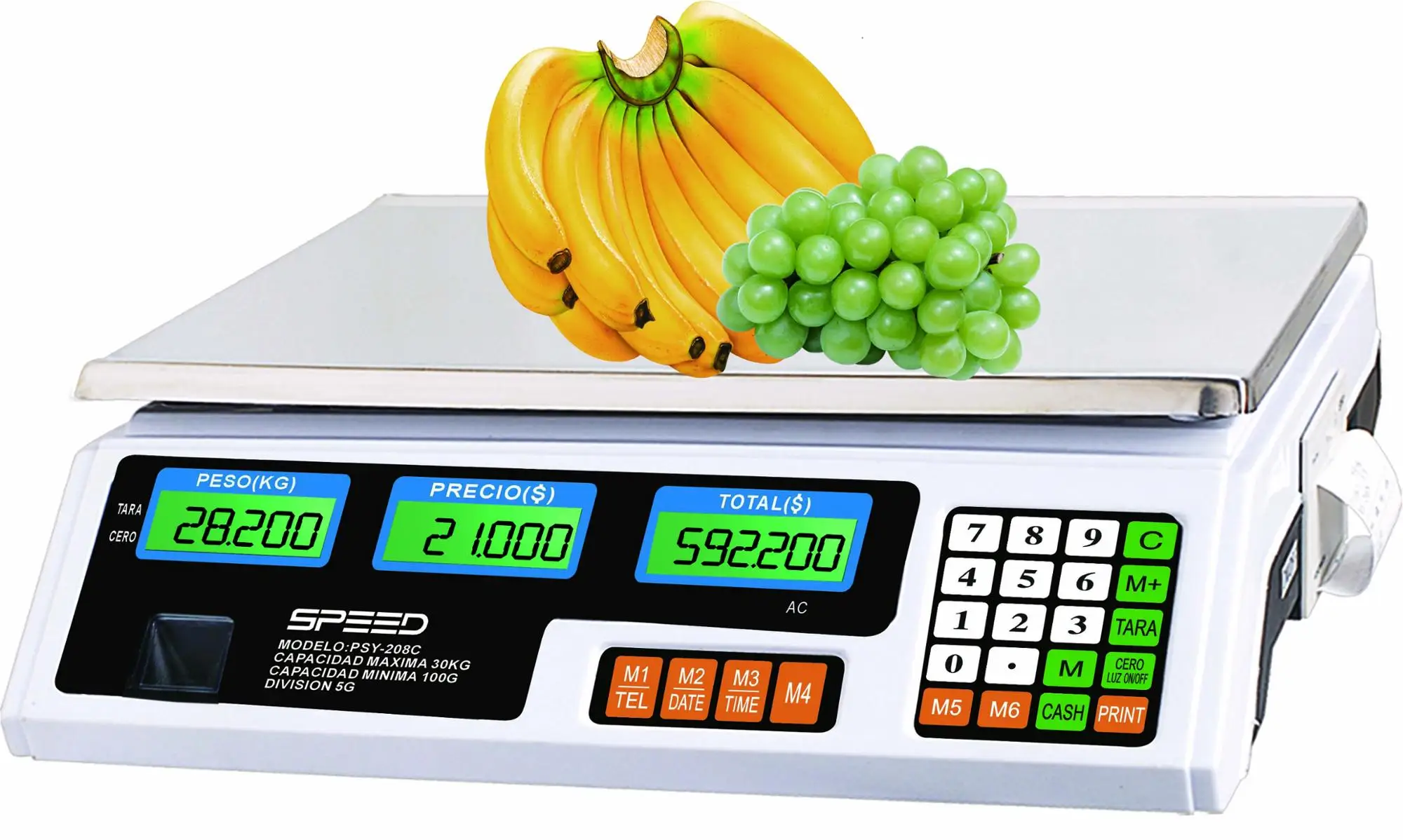 30kgs Fruit Balance Accuracy Electronic Digital Machine Printer Scaleyz ...