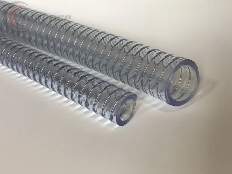Sunhose Food Grade Flex Thunder Hose Pvc Spiral Steel Wire Tube For