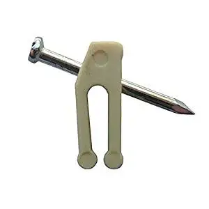 Ivory Nail In Wire Clips Walls Baseboard Phone Cable Telephone Wire 20 Pack Universal Modular Telephone Cable Clips Wire Fasteners, Baseboard Molding Wall Mount Holder