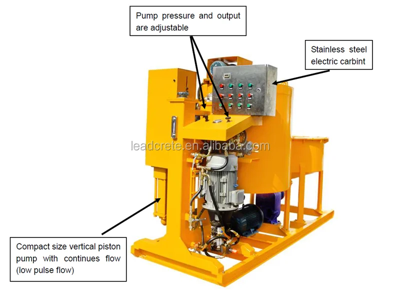 grout inject station