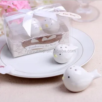 Feathering The Nest Ceramic Love Birds Salt Pepper Shakers Wedding Feathering The Nest Ceramic Love Birds Salt Pepper Shakers Wedding Favors