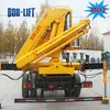 China famous brand SQ4ZA2 4 ton 8m new cheap knuckle boom lift floating portable crane used lorry loading sales