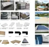 Canton fair best selling product Black limestone anti slip swimming pool tile