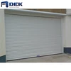 Perforated external horizontal heavy duty roller shutter garage door
